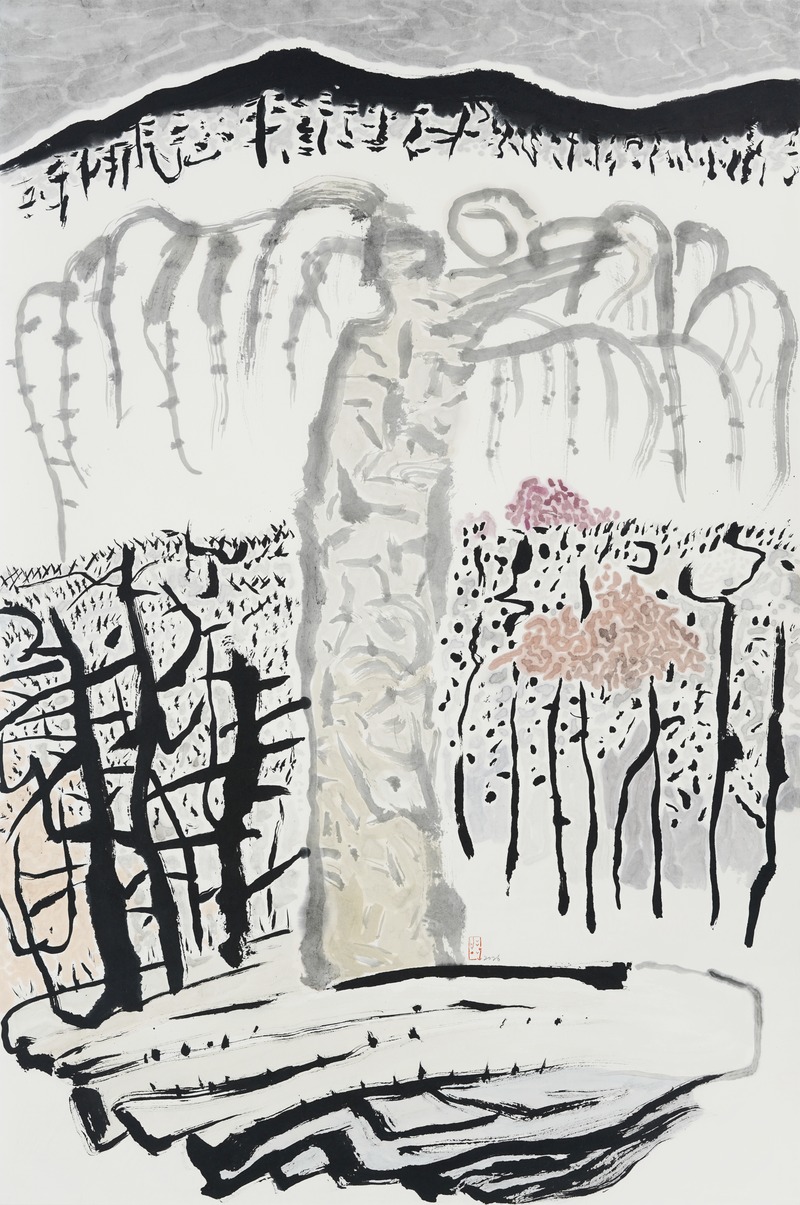 Jang Byeong Eun · Eastbrush · 张炳彥 · Landscape_in_Mind ·  ink_and_light_color_on_paper · 1050mm_x_700mm · 2026